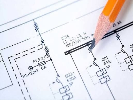 Plano de ingeniería eléctrica
